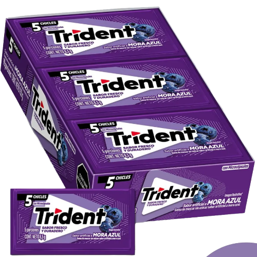 Trident Mora Azul x 18